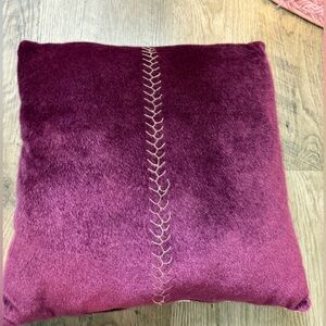Plush Purple Throw Pillow